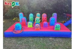 China Target Game Pvc Inflatable Ring Toss Game With Rings supplier