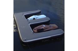 China Custom Inflatable Floating Dock Inflatable Air Pontoon Yacht Boat Water Docks Platform supplier
