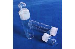 China Transparent Laboratory Reagent Bottle Condenser Reactor Water Cooling Quartz Glass supplier