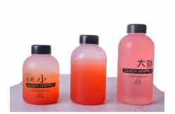 China Customized Plastic Beverage Bottles PET Cold Milk Juice Bottles 300ml 500ml 700ml supplier