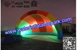 China Popular Inflatable Shell Tent  With LED , Oudoor Inflatable Igloo Tent supplier