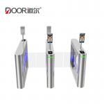 6653 Pedestrian Access Control Swing Gate Turnstile With Temperature Measurement Solution for sale