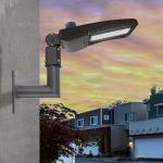 90 Degree L Shape Wall Mount Bracket LED Shoebox Tenon Adaptor