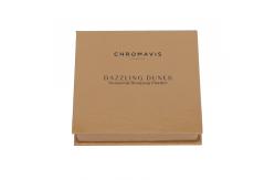 China C2S Paper Empty Single Eyeshadow Pan Packaging Palette Magnet Closure With Mirro supplier