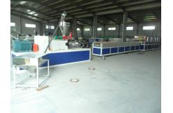 China Automatic PE WPC Extrusion Line , Conical Twin Screw Extruder supplier