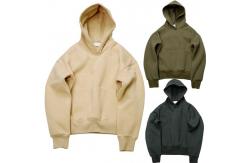 China Custom Mens Oversized Pullover Hoodie Plain Printed Embroidered Regular Sleeve supplier