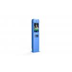 21 Inch Face Recognition Machine Infrared Contactless Thermometer Kiosk With Dispenser for sale