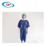 Blue Hospital Nonwoven Medical Gown For Isolation Bulkbuy for sale