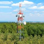ICAO Self-support Galvanized Steel BTS Communication Tower Lattice Mast Structure for sale