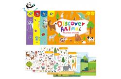 China Educational Magic Reusable Sticker Book For Toddlers Intellectual Development supplier