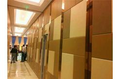 China Floor To Ceiling Office Sliding Partition Wall Removable Track And Wheels supplier