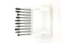 China Double Cut Tungsten Carbide Burr Set High Strength 3*6mm Carbide Grinding Bits supplier