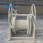 40T Marine Boat Manual Towing Winch With Wire Rope  50m Drum Capacity for sale
