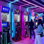 Dart Machine Club Commercial Dart Machine Coin Operated Adults Amusement Game for sale