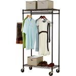 Heavy Duty Commercial Wire Shelving , Garment Wardrobe Metal Wire Racks For Storage for sale
