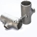 3 Inch Sch40 304 306 Stainless Steel Pipe Fittings Equal Or Reducing Tee Seamless for sale