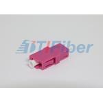 LC / PC Multi mode FTTH Network Fiber Optic Adapter Low Insertion Loss