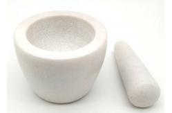 China Home Kitchen Marble Stone Mortar And Pestle Set Spice Herb Grinding Bowl supplier
