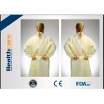 Non - Irritating Disposable Isolation Gowns Non-woven 16-70G Patient Exam Gowns  for sale