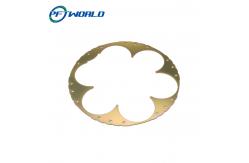 China Custom size Sheet Metal Fabrication Parts Laser Cutting Brass Accessories supplier