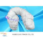 100 Percent Poly Polyester Twisted Yarn In Hank , Optical White Polyester Staple Yar for sale