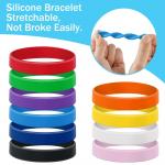Customized Silicone Wristbands for Promoting Business Events Length 20cm-25cm for sale