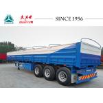 China 3 Axle Dropside Semi Trailer 40FT Side Wall Semi Trailer Grain Semi Trailer manufacturer