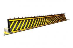 China Anti Vehicle Hydraulic Road Blocker With Spikes , 6 Meter Long Entrance Point supplier