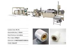 China PP PS Single Screw Plastic Sheet Extruder 110mm Diameter Fully Automatic supplier