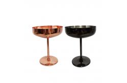 China 304 Stainless Steel Champagne Cup Whiskey Cocktail Glass Bar Tool Set supplier