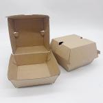 Custom Printed Cowhide Burger Box Eco Friendly and Customizable for Takeaway
