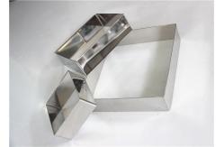 China RK Bakeware China Foodservice NSF Custom Stainless Steel Square Mousse Cake Ring supplier