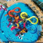 Interactive Design Adult Water Park Pirate Ship Playground Custom Size Accept for sale