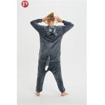Sleepwear Kigurumi Onesie Timber Wolf Animal Pajamas With Carrying Pocket for sale