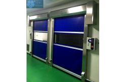 China 2m/s opening Overhead Rapid Action PVC Roll Up Shutter Door 6000x6000mm supplier