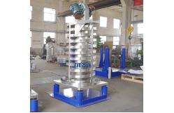 China Closed Plastic Granule Cooling Vertical Spiral Vibration Elevator Conveyor supplier