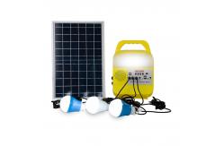 China Portable Magneto 10m Solar Home Lighting System 3kg With Phone Charger Suitable supplier