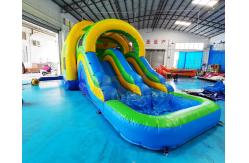 China EN14960 Multi Color Inflatable Bouncer Slide Quadruple Stitching supplier