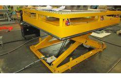 China Stationary Moves Universal Ball Single Scissor Lift Table with Customization Options supplier