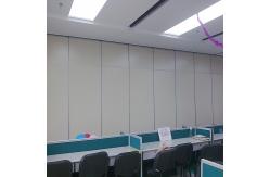 China MDF + Aluminum Material Conference Room Partitions / Folding Partition Walls Commercial supplier