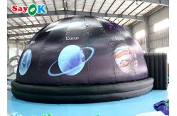 China 5m Diameter Inflatable Planetarium Black Projection Dome Tent For Science Dispaly supplier