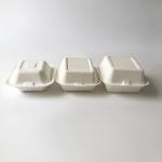 Eco-friendly customized fast food burger box with biodegradable clam shell