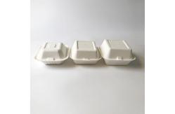 China Eco-friendly customized fast food burger box with biodegradable clam shell supplier