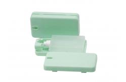 China 30ml Light Green Perfume Spray Atomizer Refillable Personal Care supplier