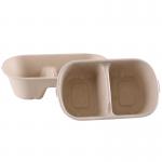 100% Compostable Biodegradable Food Container Pulp Packaging Box for sale