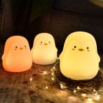 Penguin Silicone Tabletop Night Light Lamp 0.8w Soft Warm Light for sale