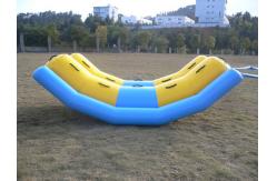 China Double Inflatable Water Totter For 8 People , Inflatable Water Games supplier