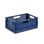 Practical CE Collapsible Plastic Basket , Multifunctional Foldable Plastic Container