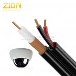 RG59 / 18AWG / 2C Video Coaxial Cable / CCA Braid Siamese Cable For HDCVI , UL CE Listed for sale