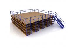China Corrosion Protection Warehouse Q235B SS Mezzanine Racking System supplier